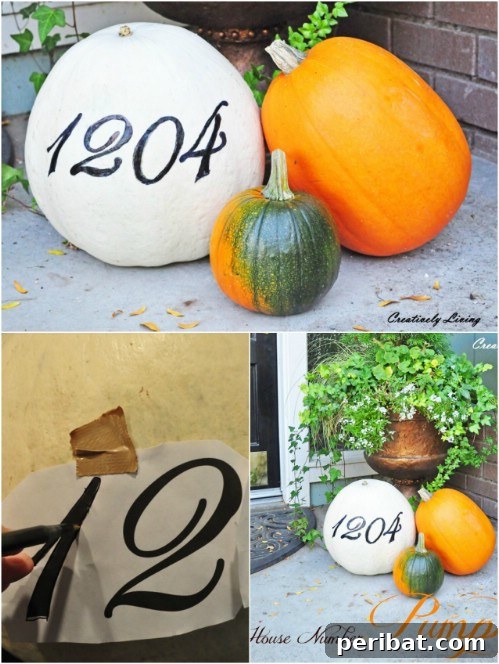 Effortless Thanksgiving: 25 DIY Decor Ideas 17 Make a Pumpkin House Marker