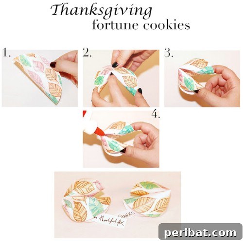 Effortless Thanksgiving: 25 DIY Decor Ideas 6 Thanksgiving Fortune Cookies