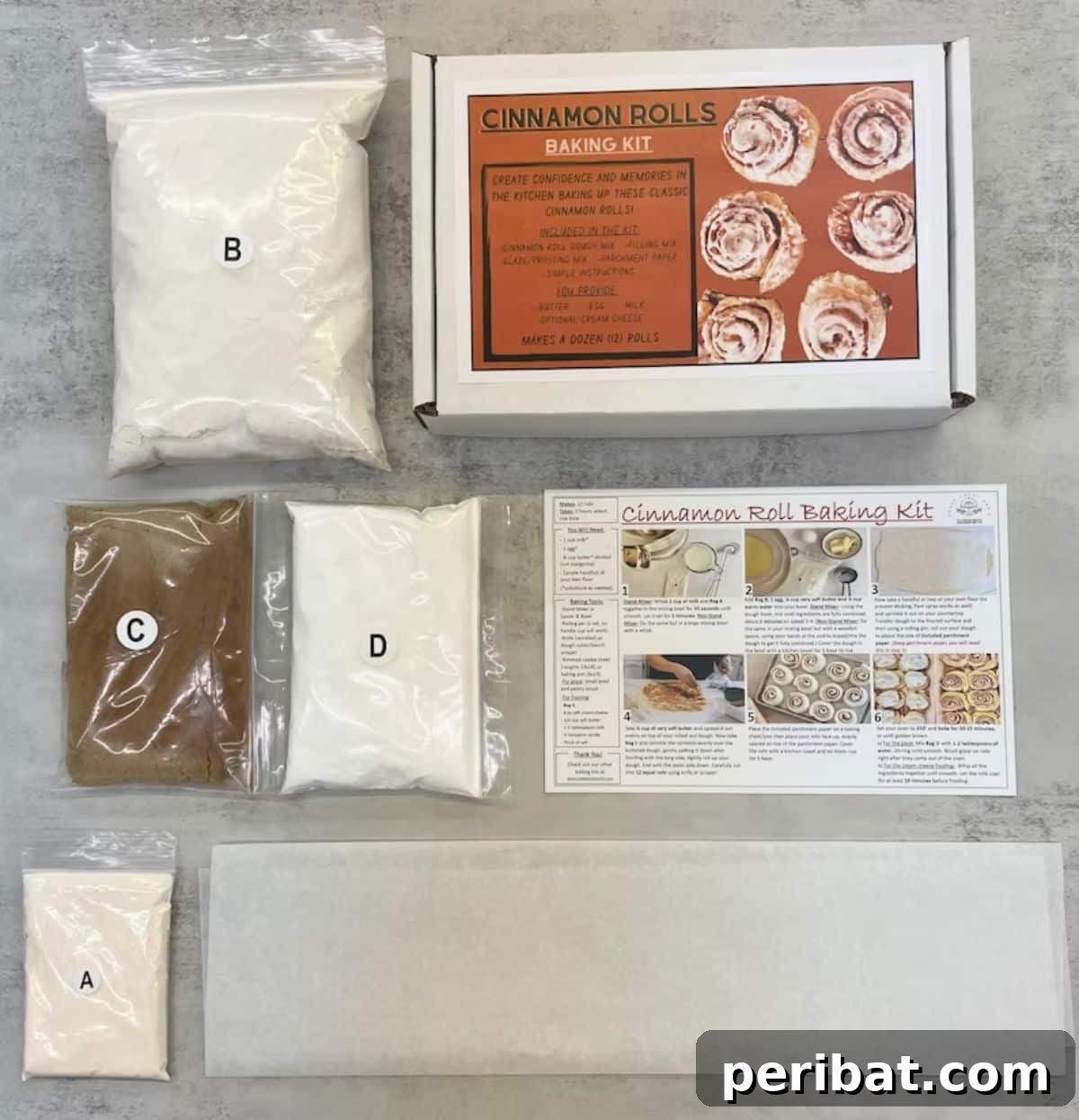 28 Creative DIY Baking Kit Ideas 21 DIY Cinnamon Roll Kit