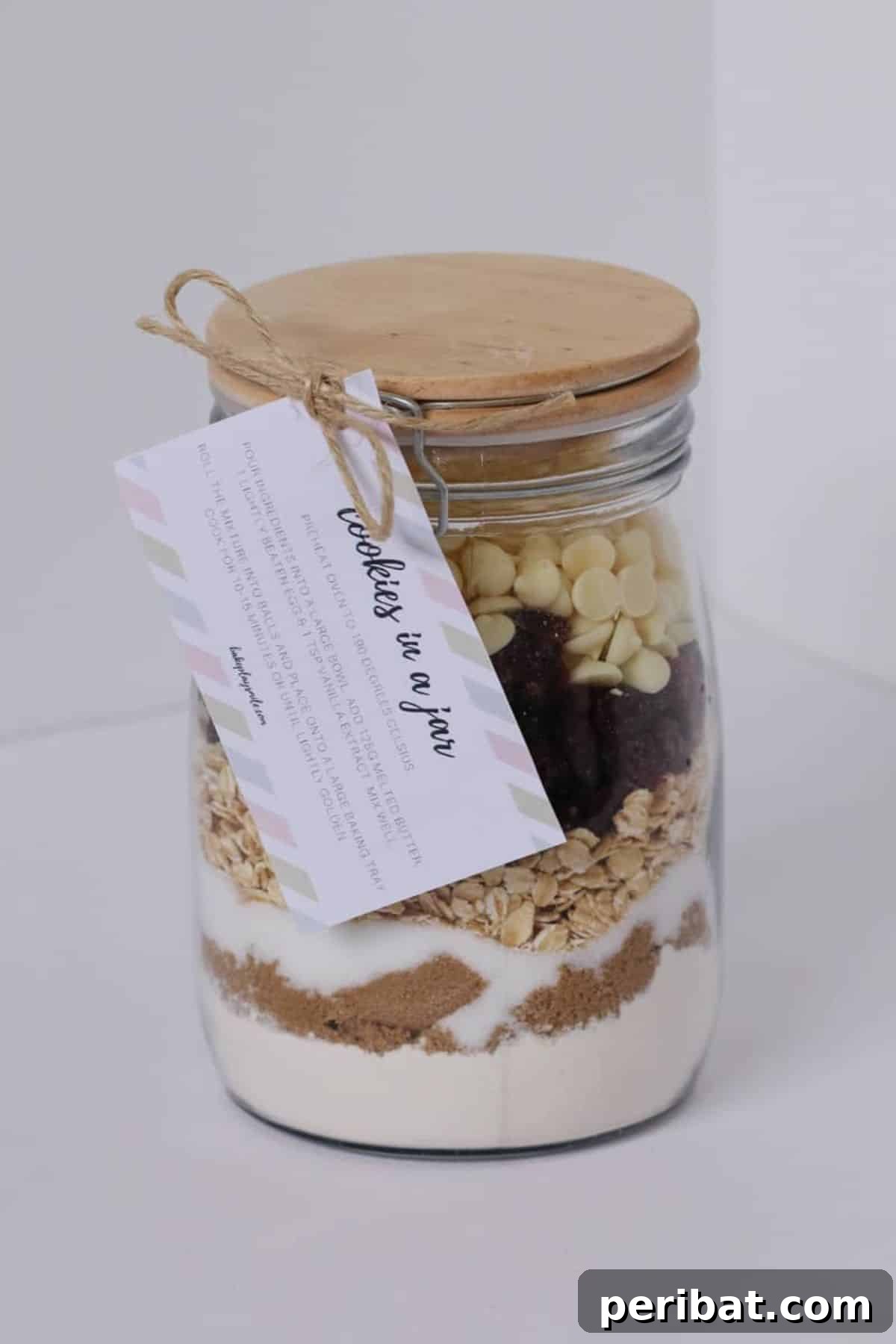 28 Creative DIY Baking Kit Ideas 25 DIY White Chocolate and Cranberry Cookies In A Jar