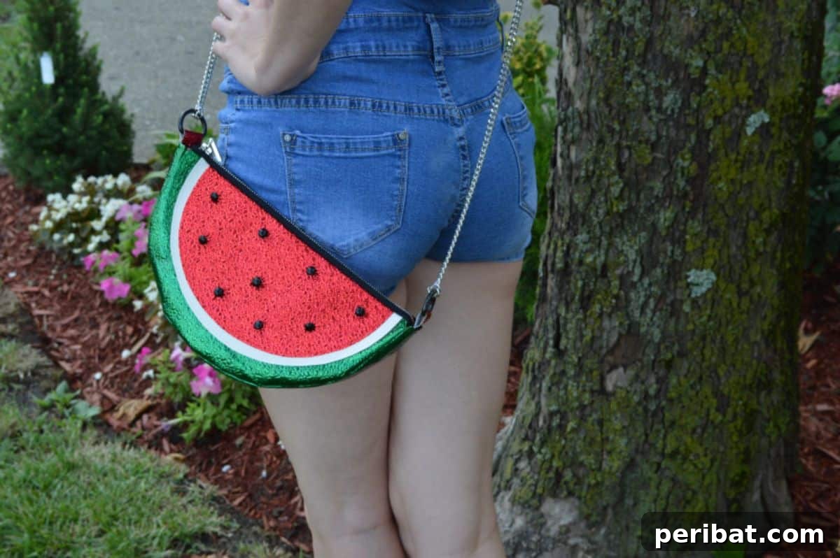 39 Stylish and Adorable DIY Purse Ideas 25 DIY Watermelon Purse