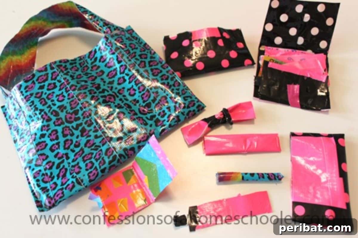 39 Stylish and Adorable DIY Purse Ideas 26 DIY Duct Tape Purse