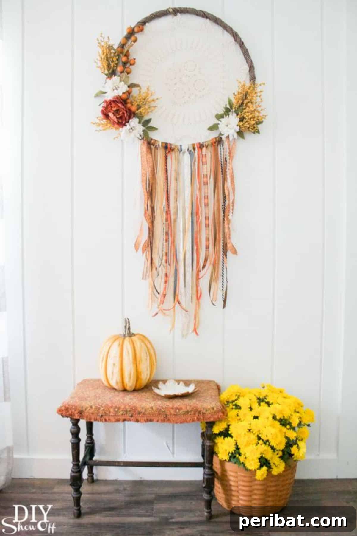 Crafting Dream Catchers: 50 DIY Ideas and Starter Kits 13 DIY Fall Dream Catcher Door