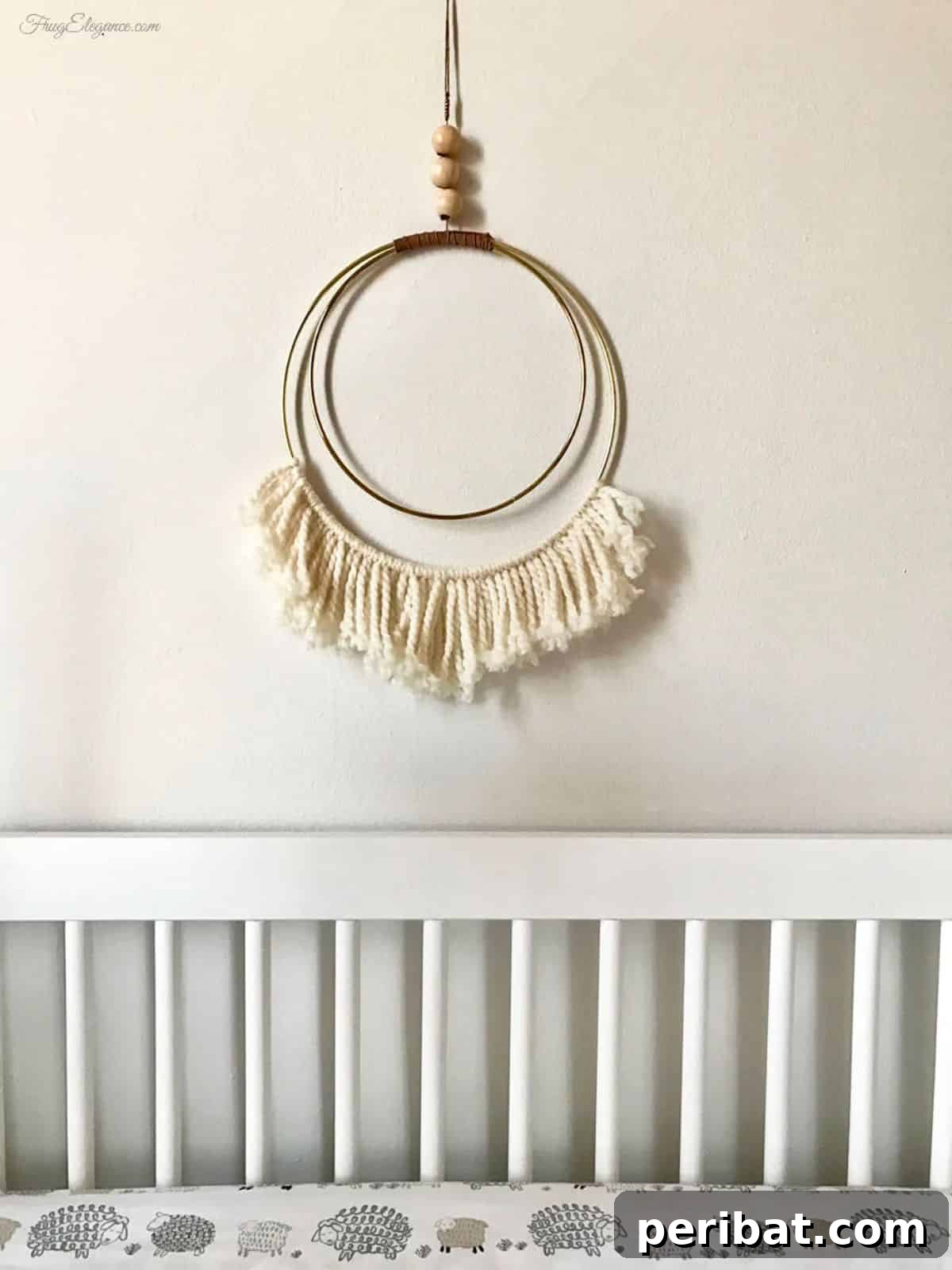 Crafting Dream Catchers: 50 DIY Ideas and Starter Kits 36 DIY Modern Macrame Double Hoop Dream Catcher