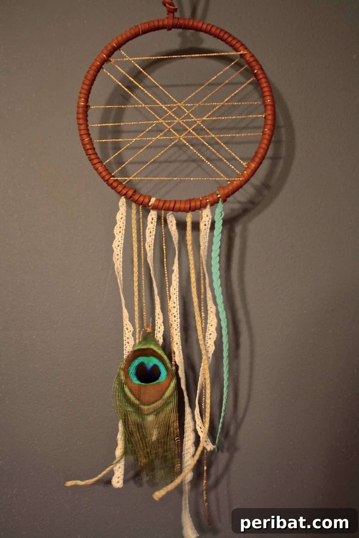 Crafting Dream Catchers: 50 DIY Ideas and Starter Kits 47 DIY Lacy Strips And Strands Dream Catcher