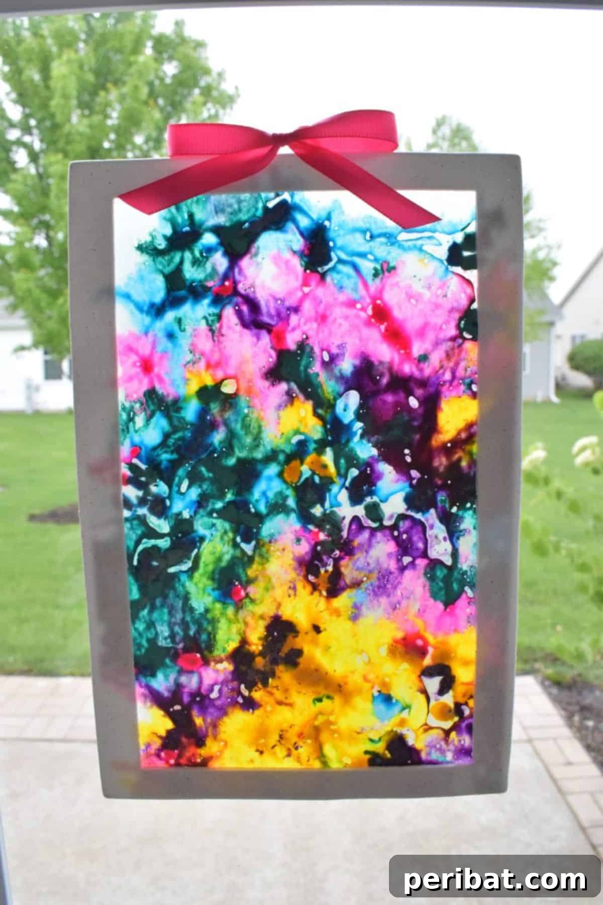 Catch the Light: 50 Unique Sun Catcher Crafts 21 DIY Wax Paper Suncatcher