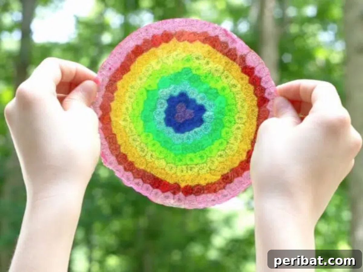 Catch the Light: 50 Unique Sun Catcher Crafts 26 DIY Rainbow Plastic Bead Suncatchers