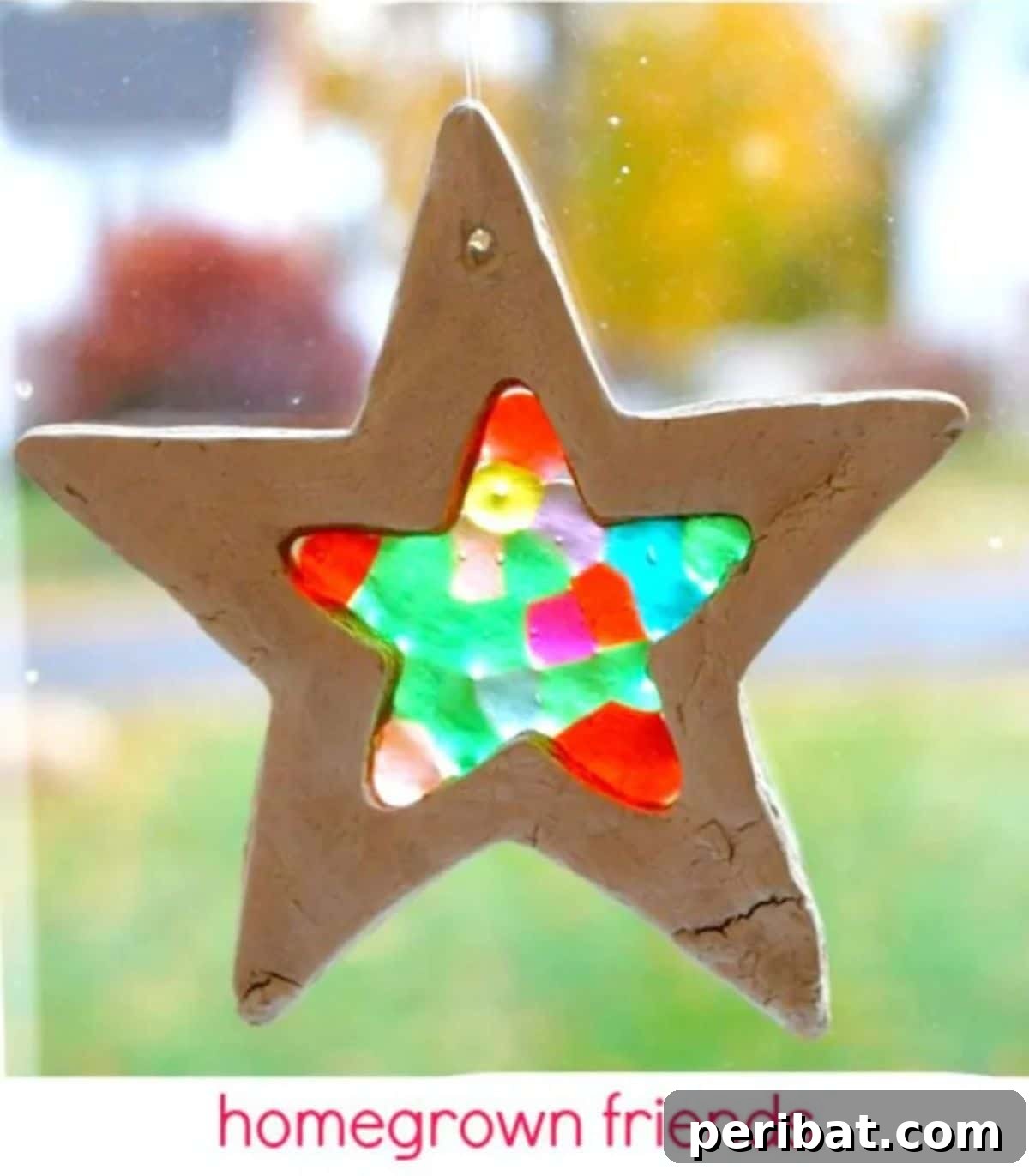 Catch the Light: 50 Unique Sun Catcher Crafts 49 DIY Salt Dough Stars Suncatcher