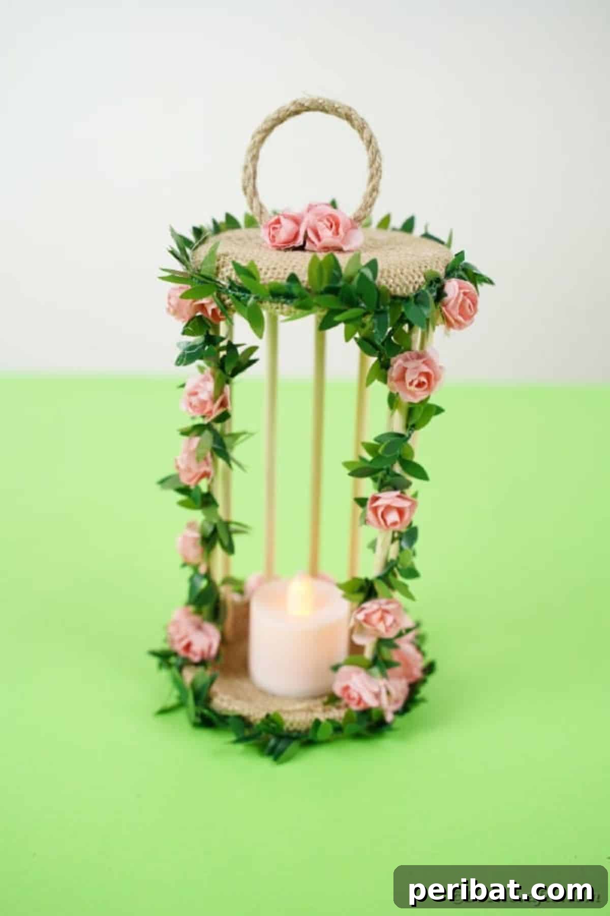 26 DIY Eclectic Decor Ideas to Spark Your Creativity 11 DIY Floral Birdcage Candle Holder