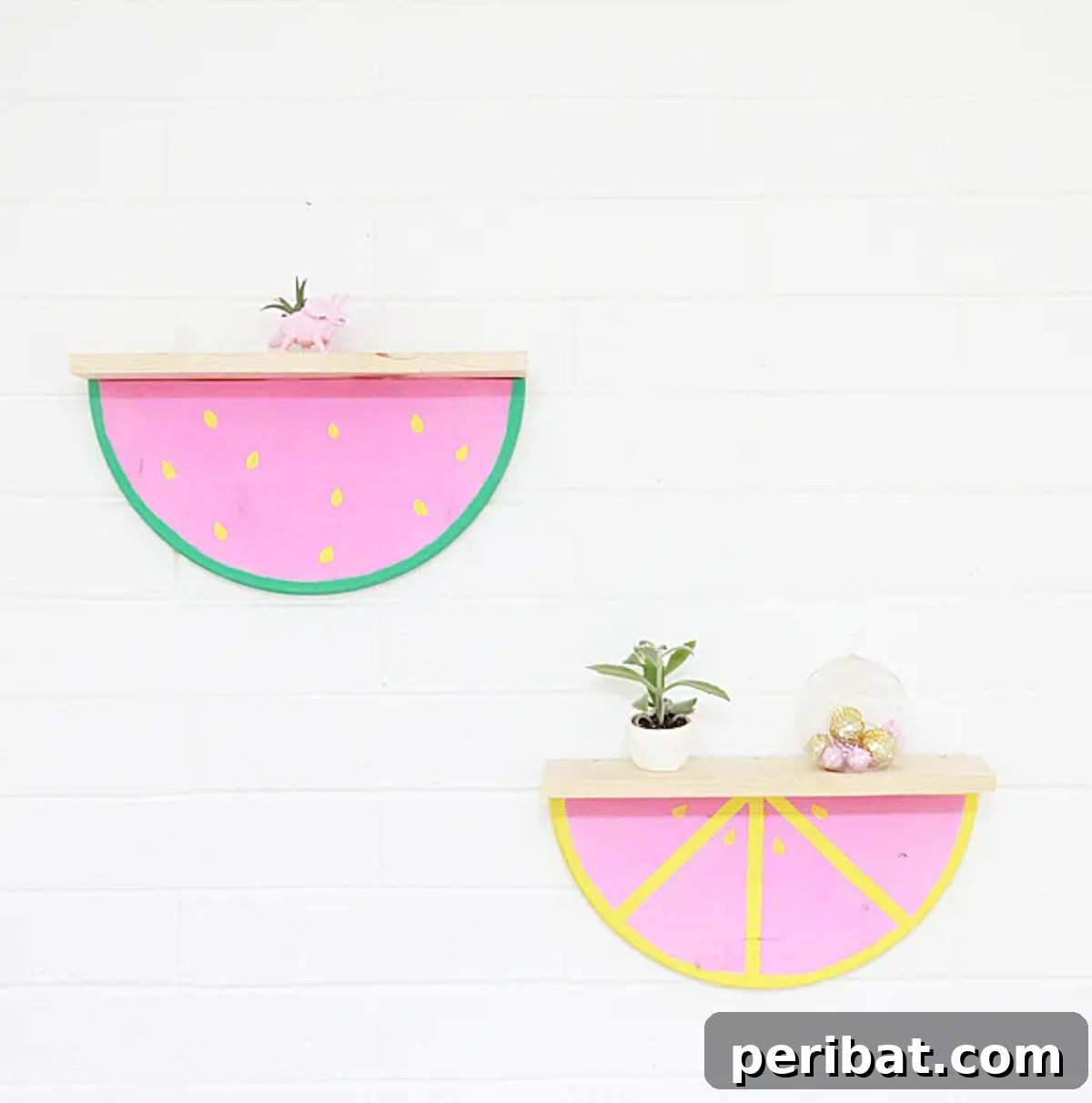 26 DIY Eclectic Decor Ideas to Spark Your Creativity 25 DIY Fruit Slice Shelf