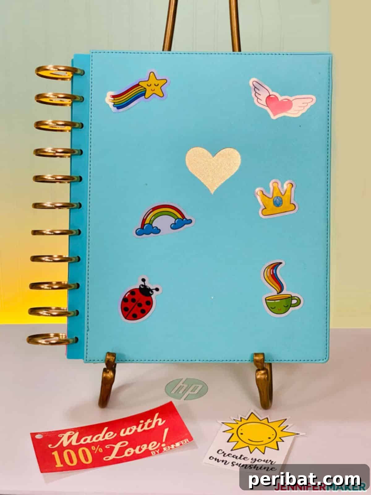37 DIY Sticker Projects: Craft Your Own Style 23 Sparkling DIY Holographic Stickers Made with Cricut