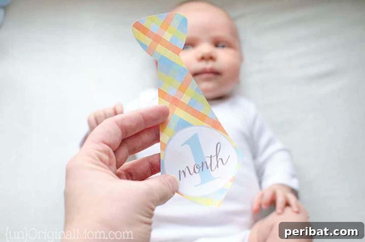 37 DIY Sticker Projects: Craft Your Own Style 30 Adorable DIY Monthly Baby Stickers for Milestones