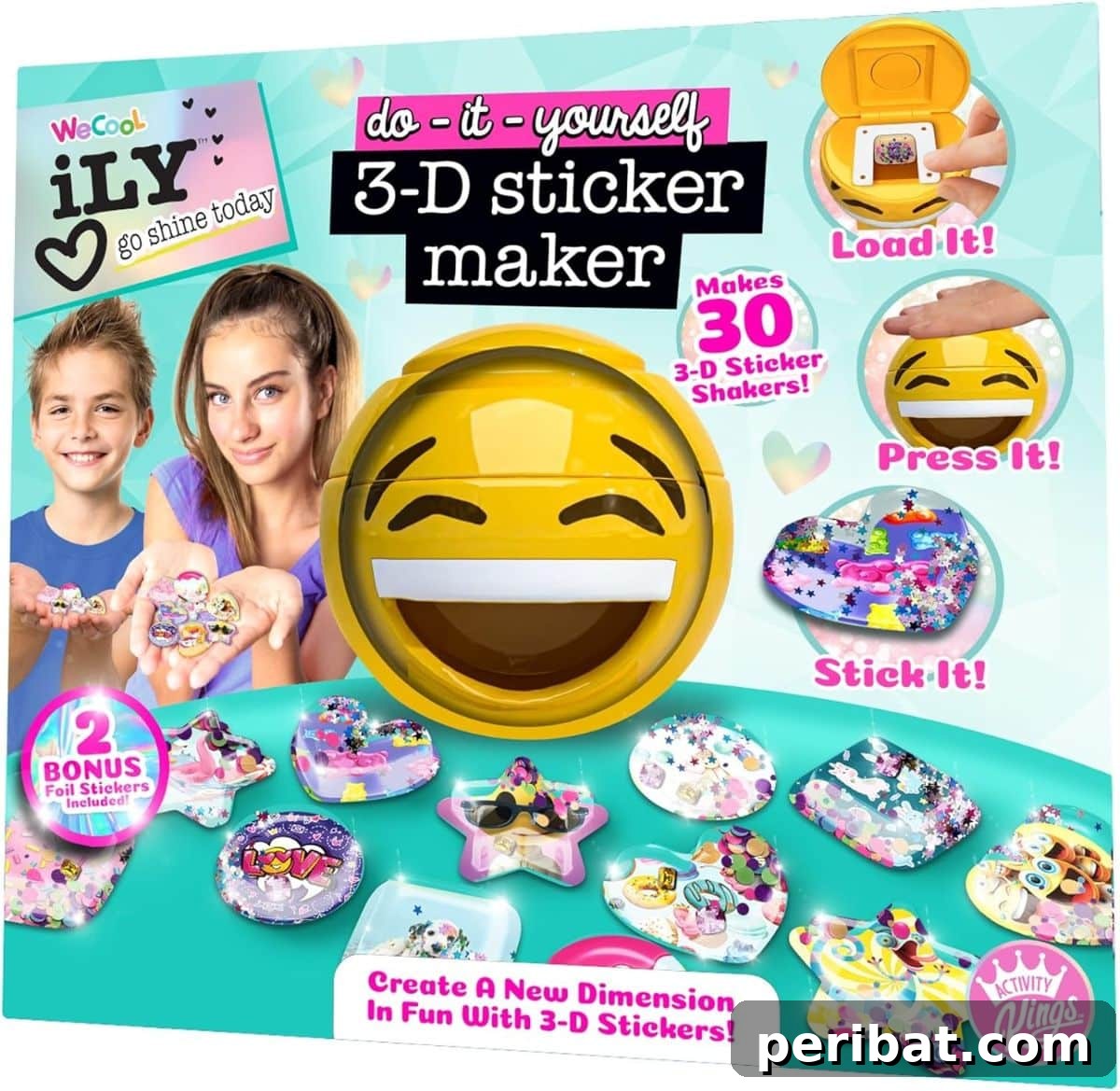 37 DIY Sticker Projects: Craft Your Own Style 37 Activity Kings Ily DIY 3D Sticker Maker Kit for Kids