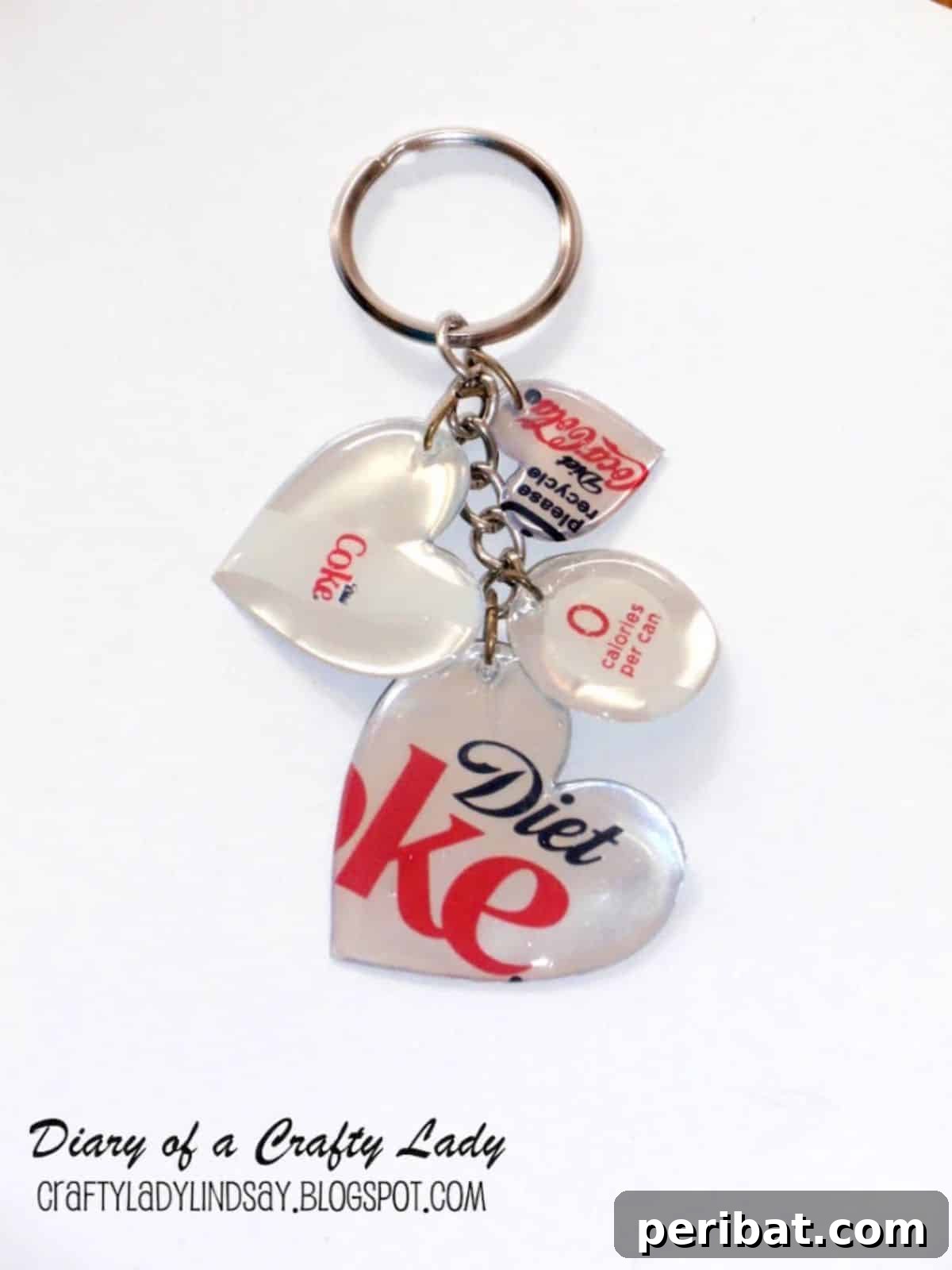 Craft 50 Amazing DIY Keychains 17 DIY Keychain from a Soda Can