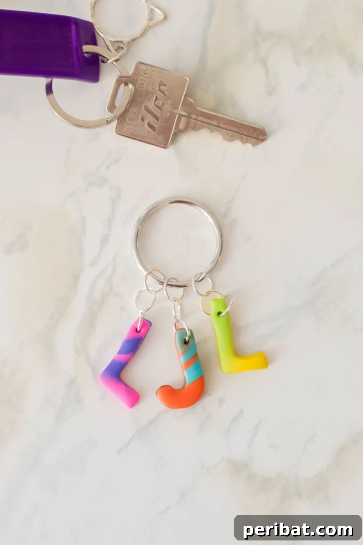 Craft 50 Amazing DIY Keychains 20 DIY Personalized Keychain Using Polymer Clay