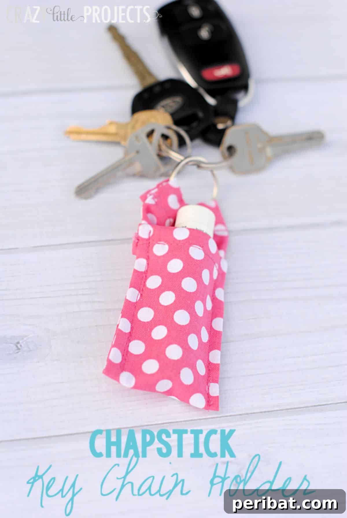 Craft 50 Amazing DIY Keychains 23 DIY Chapstick Key Chain Holder