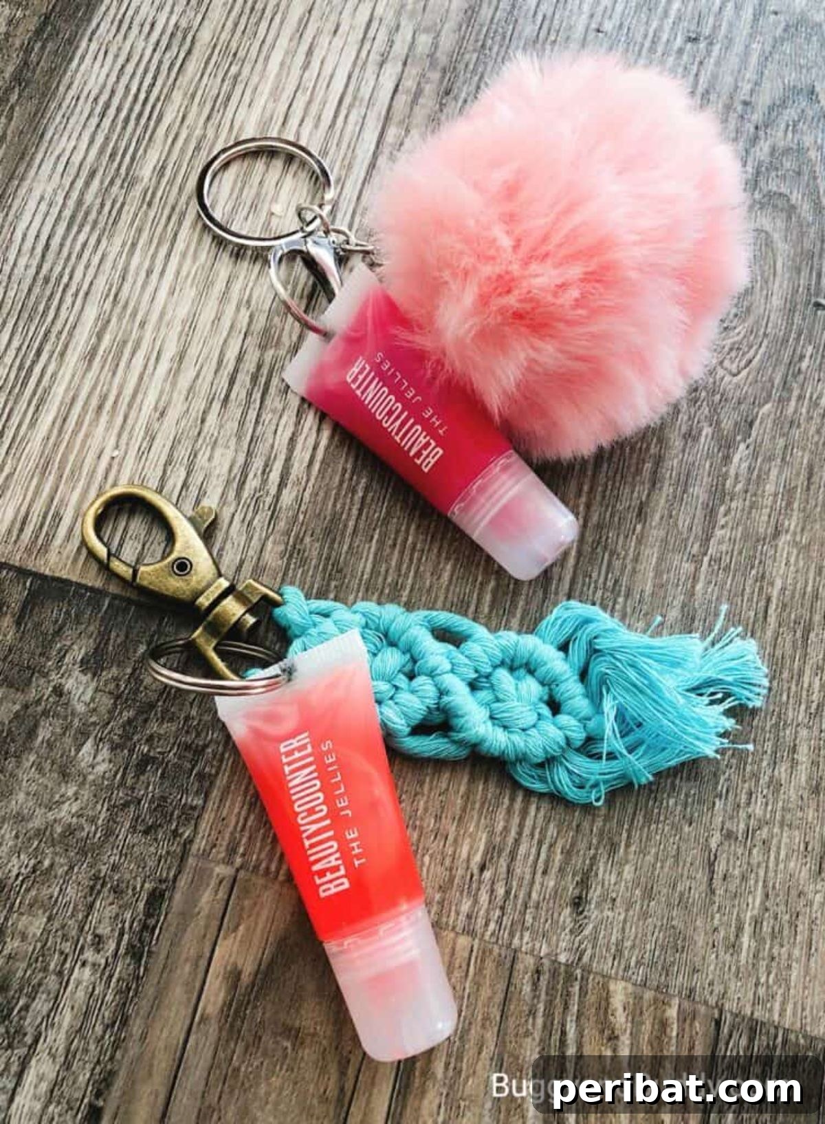 Craft 50 Amazing DIY Keychains 26 DIY Lip Gloss Keychain
