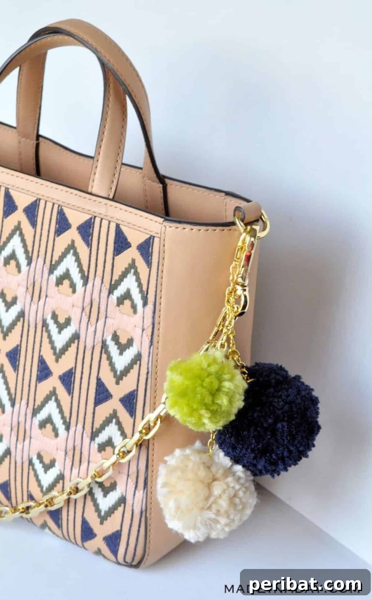 Craft 50 Amazing DIY Keychains 5 DIY Pom Pom Keychain