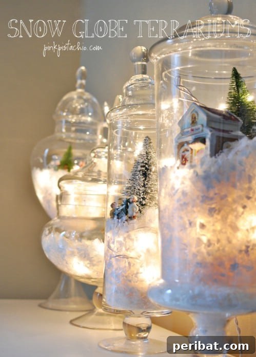 Snow Globe Terrariums