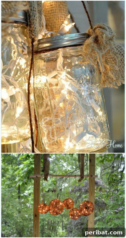 Mason Jar Welcome Light