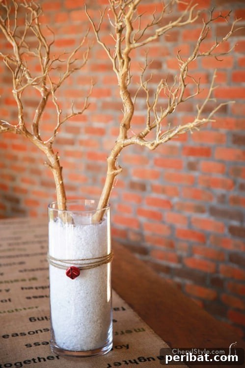 Glass Reindeer Centerpiece