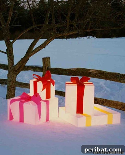 Glowing Gift Boxes