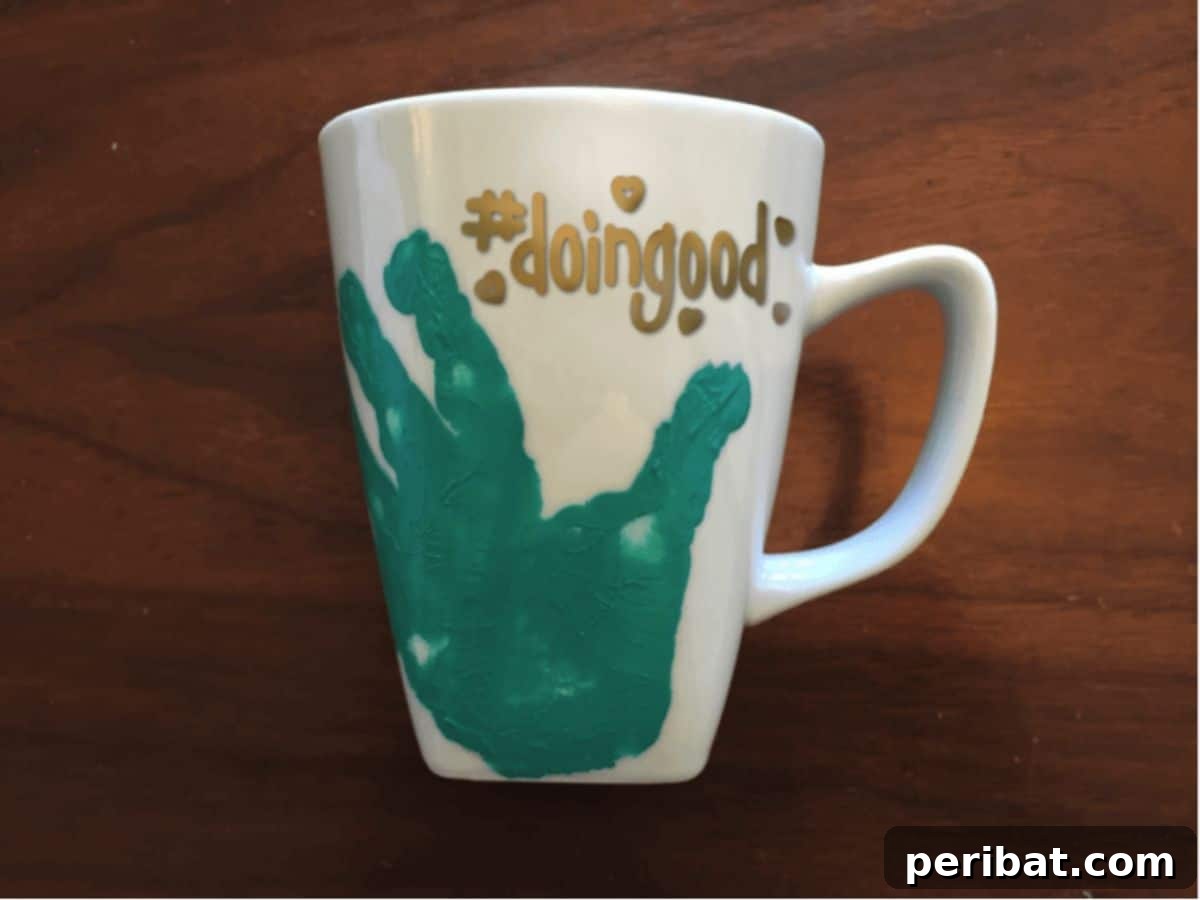 Cherish Memories with a DIY Handprint Mug