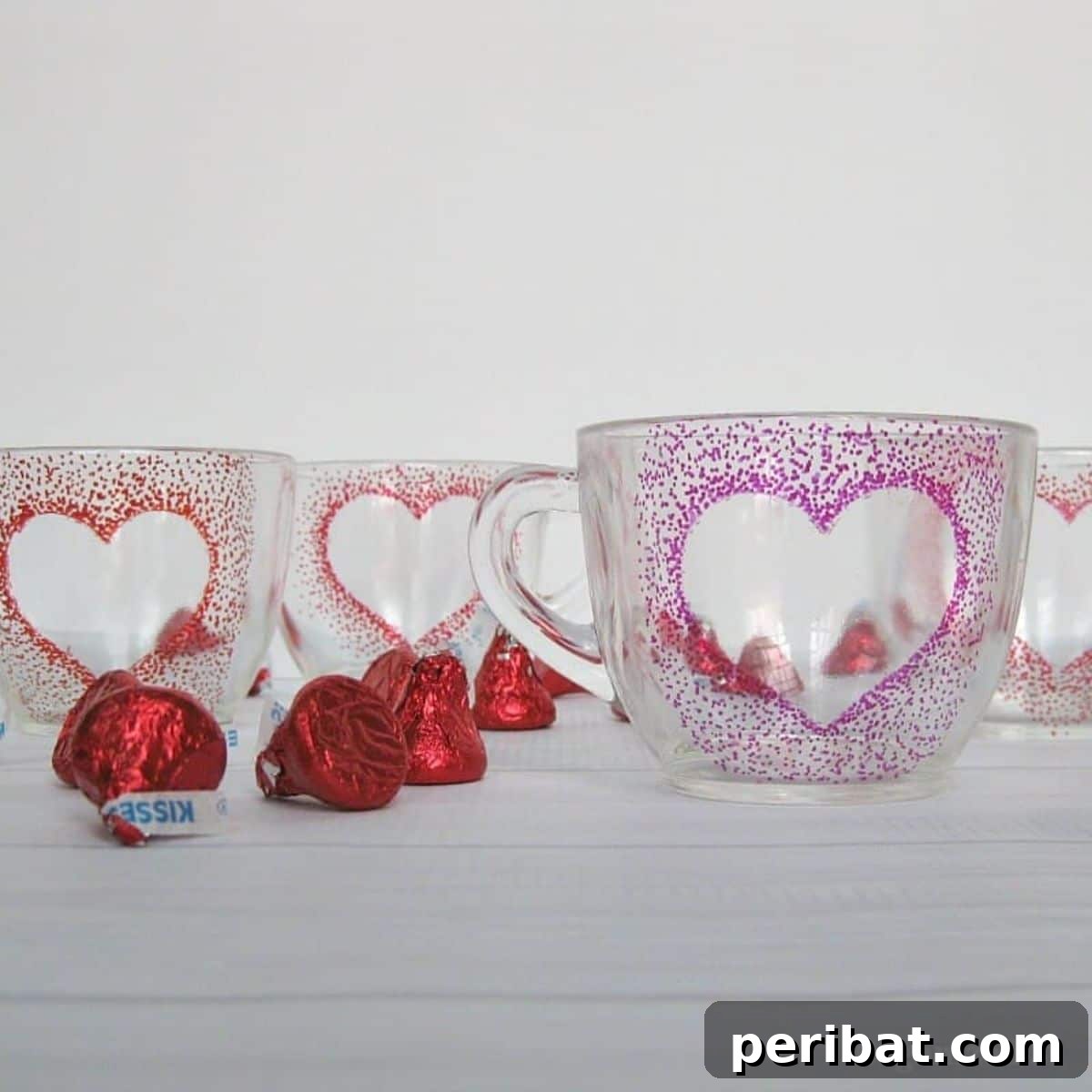 Easy DIY Sharpie Dotted Heart Mugs for a Personal Touch