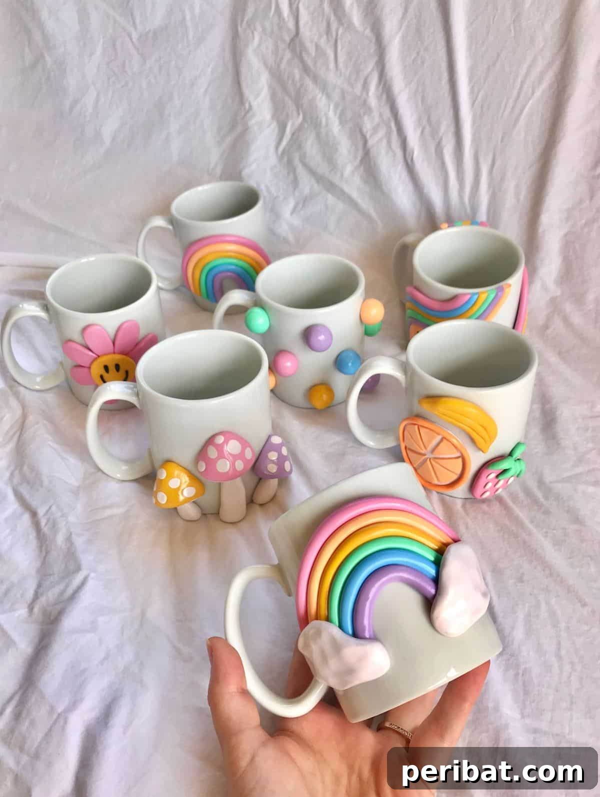 Engaging DIY Colorful 3D Coffee Mug Art Kit for Crafters
