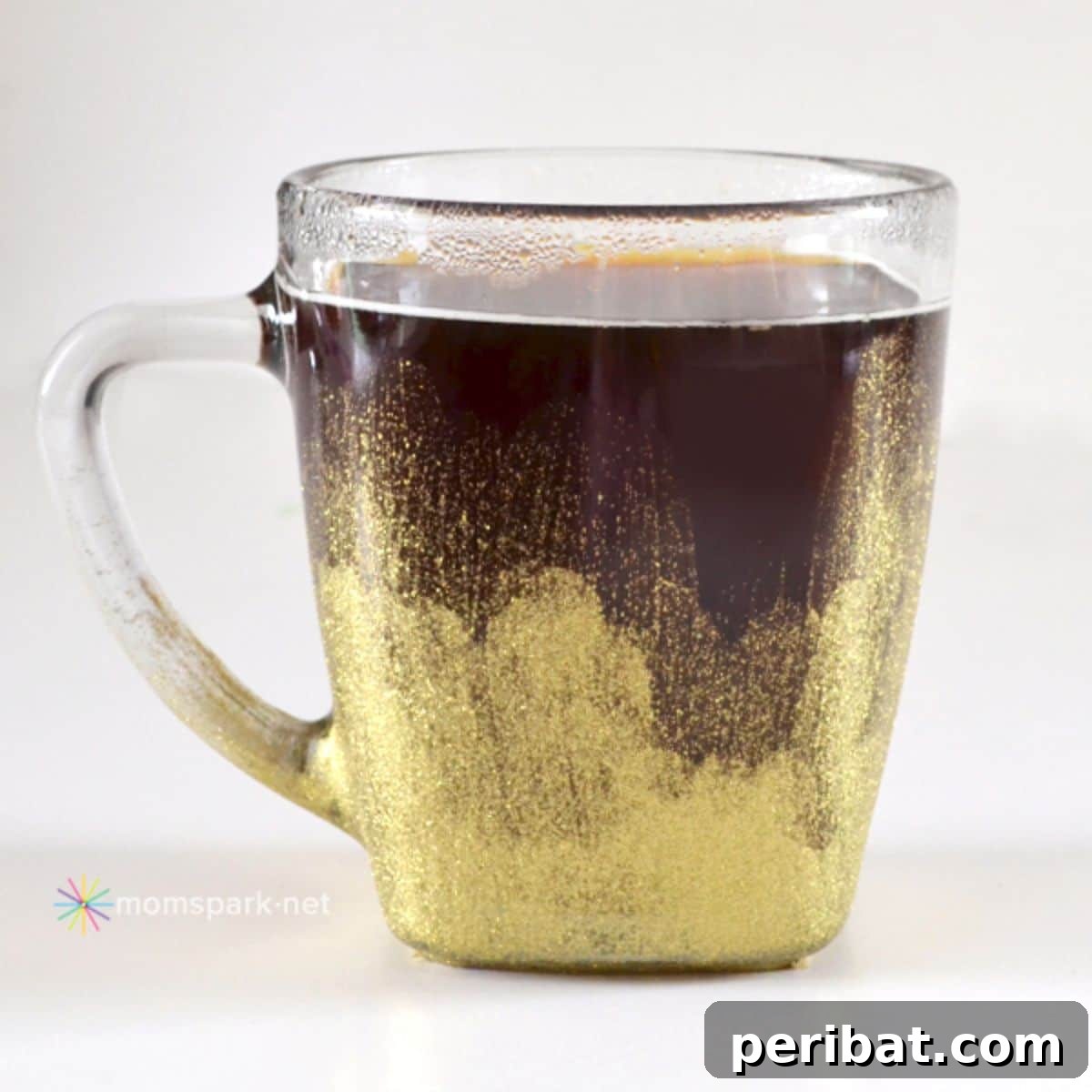 Sparkle Up Your Mornings with DIY Glittery Gold Coffee Mugs