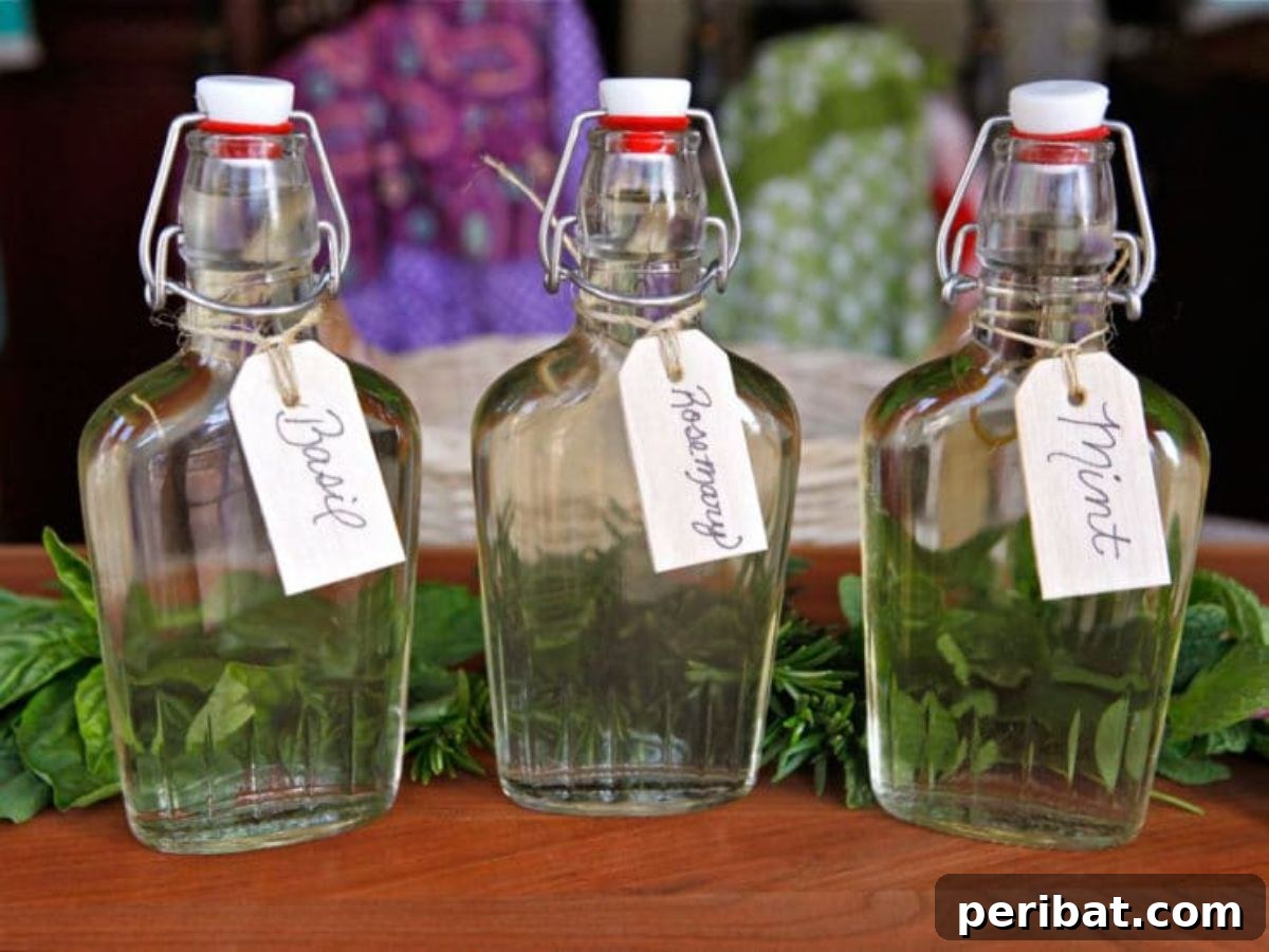 Handmade Hugs: 34 Practical DIY Gifts for Your Sister 18 Herb Infused Simple Syrups