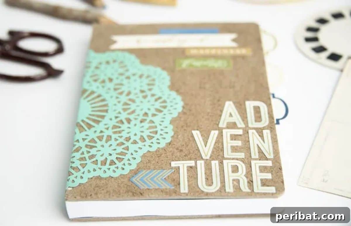 Handmade Hugs: 34 Practical DIY Gifts for Your Sister 27 Adventure-Themed DIY Notebook