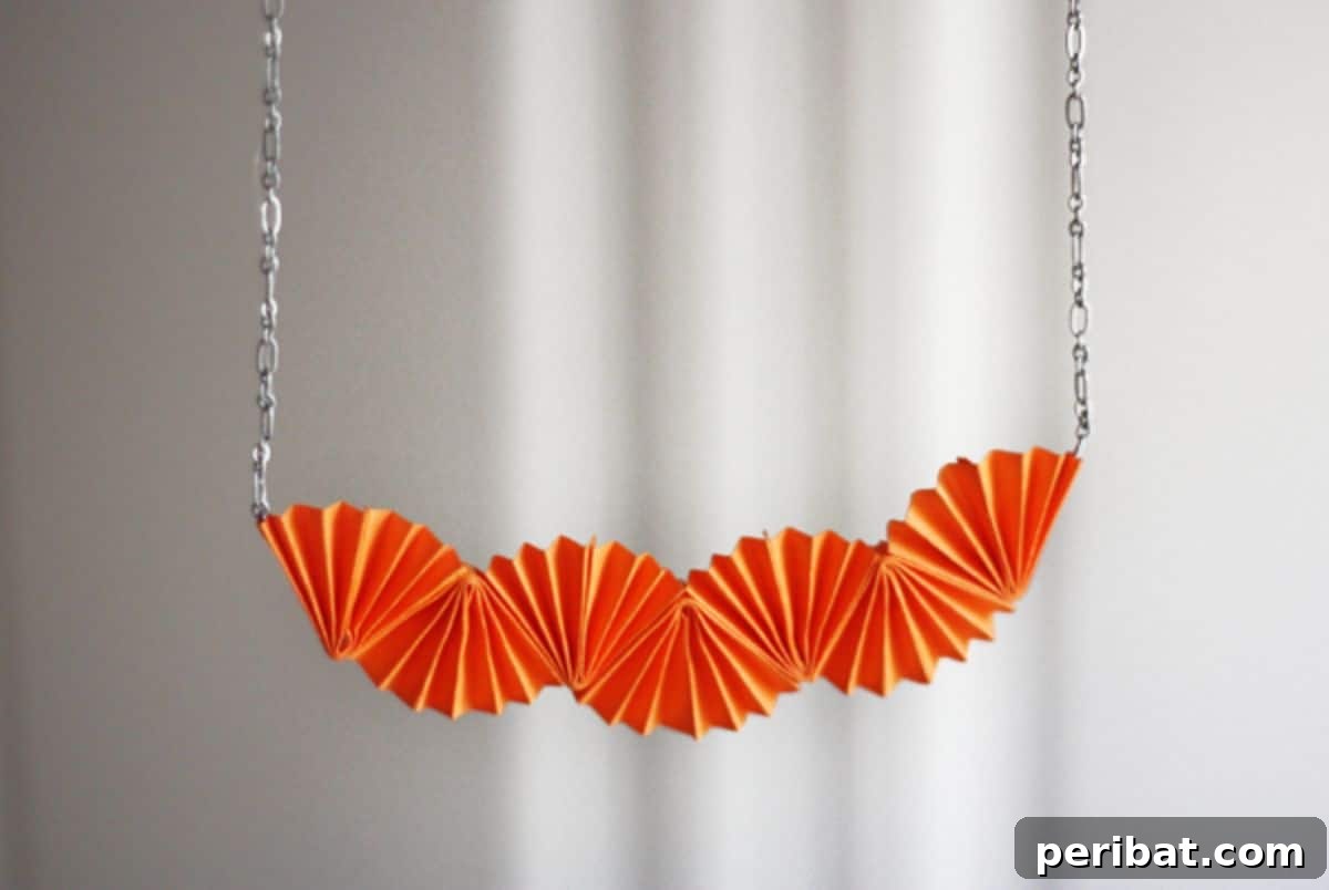 Handmade Hugs: 34 Practical DIY Gifts for Your Sister 28 DIY Origami-Style Necklace