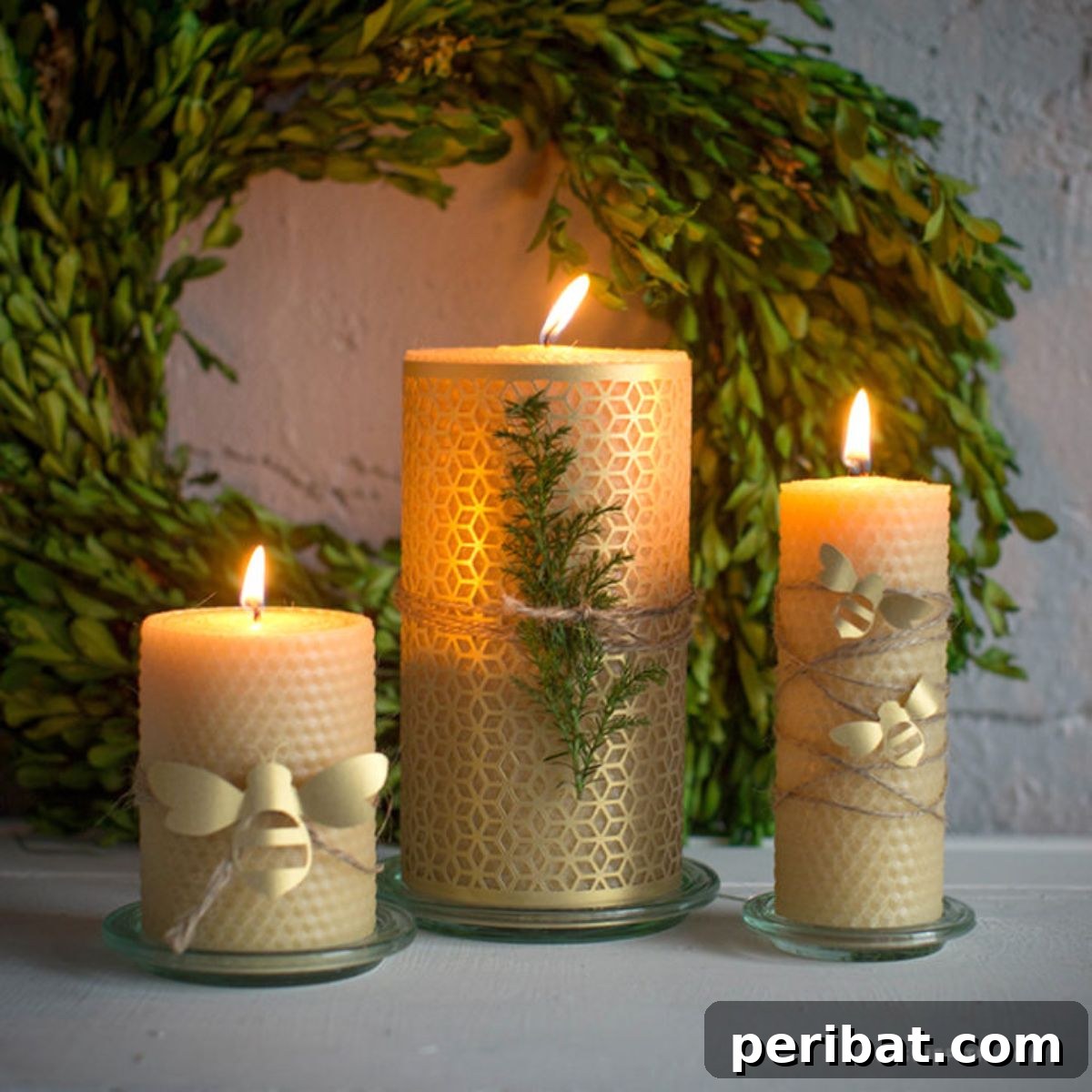 Handmade Hugs: 34 Practical DIY Gifts for Your Sister 29 Homemade Beeswax Candles