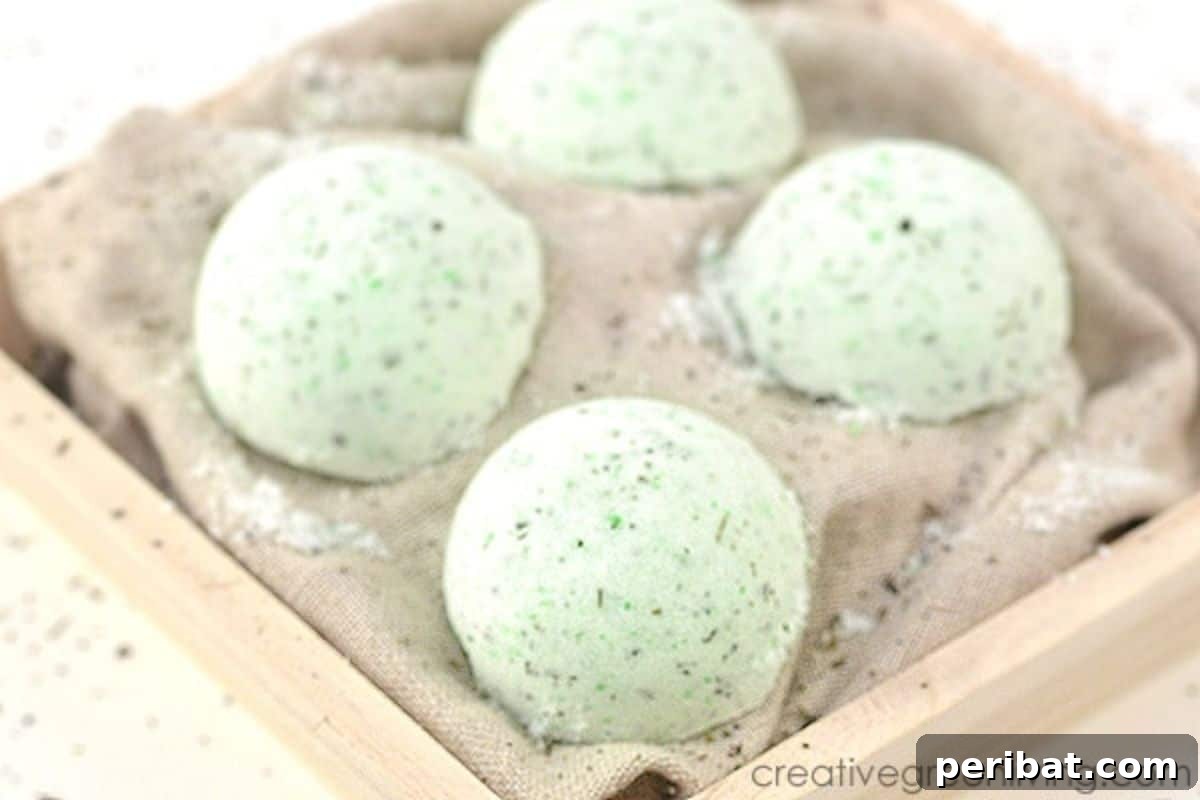 Handmade Hugs: 34 Practical DIY Gifts for Your Sister 33 Relaxing Green Tea Bath Bomb Recipe