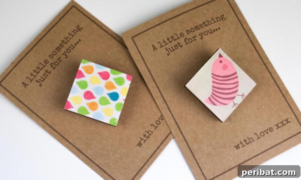 Handmade Hugs: 34 Practical DIY Gifts for Your Sister 5 DIY Brooch