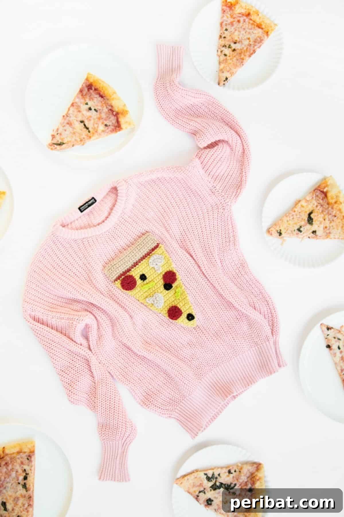 Handmade Hugs: 34 Practical DIY Gifts for Your Sister 6 DIY Crochet Pizza Sweater
