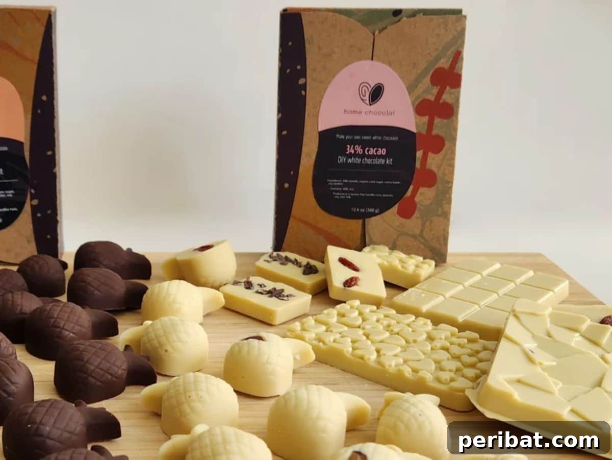 25 Delicious DIY Chocolate Kit Projects 18 A festive party-themed DIY chocolate making kit, complete with colorful toppings and molds.