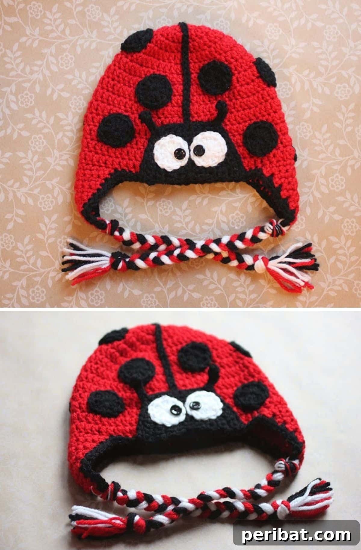 Lovely Ladybug Hat crochet design