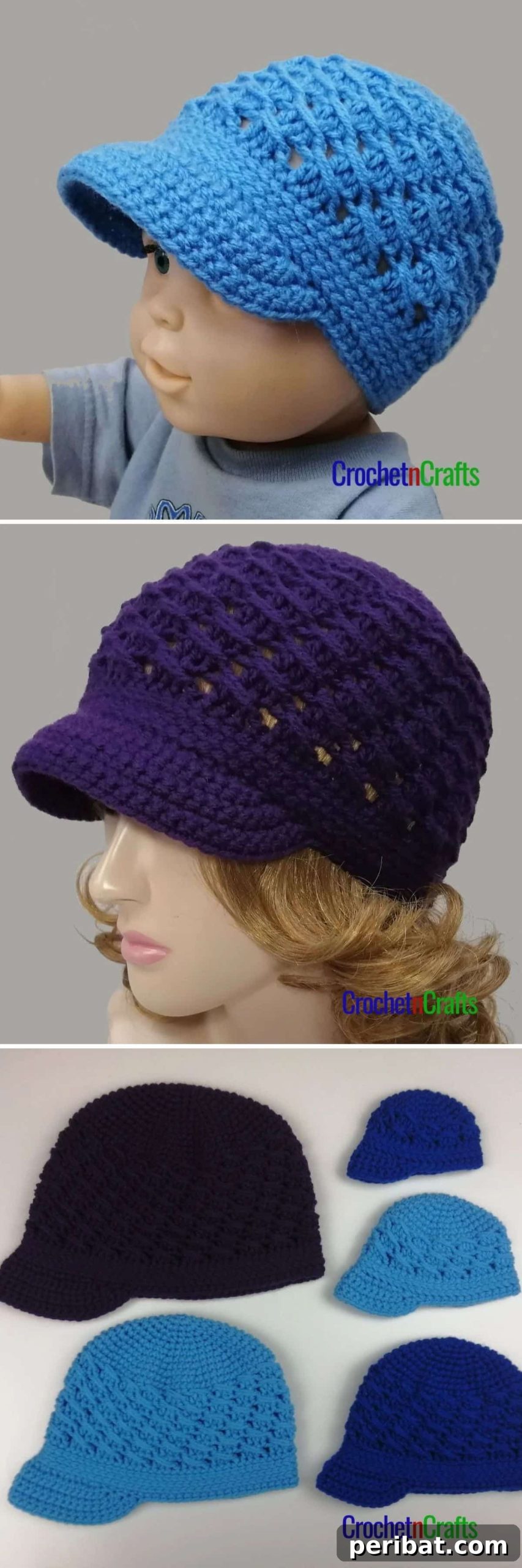 Cross-Over Long DC Hat with mini brim