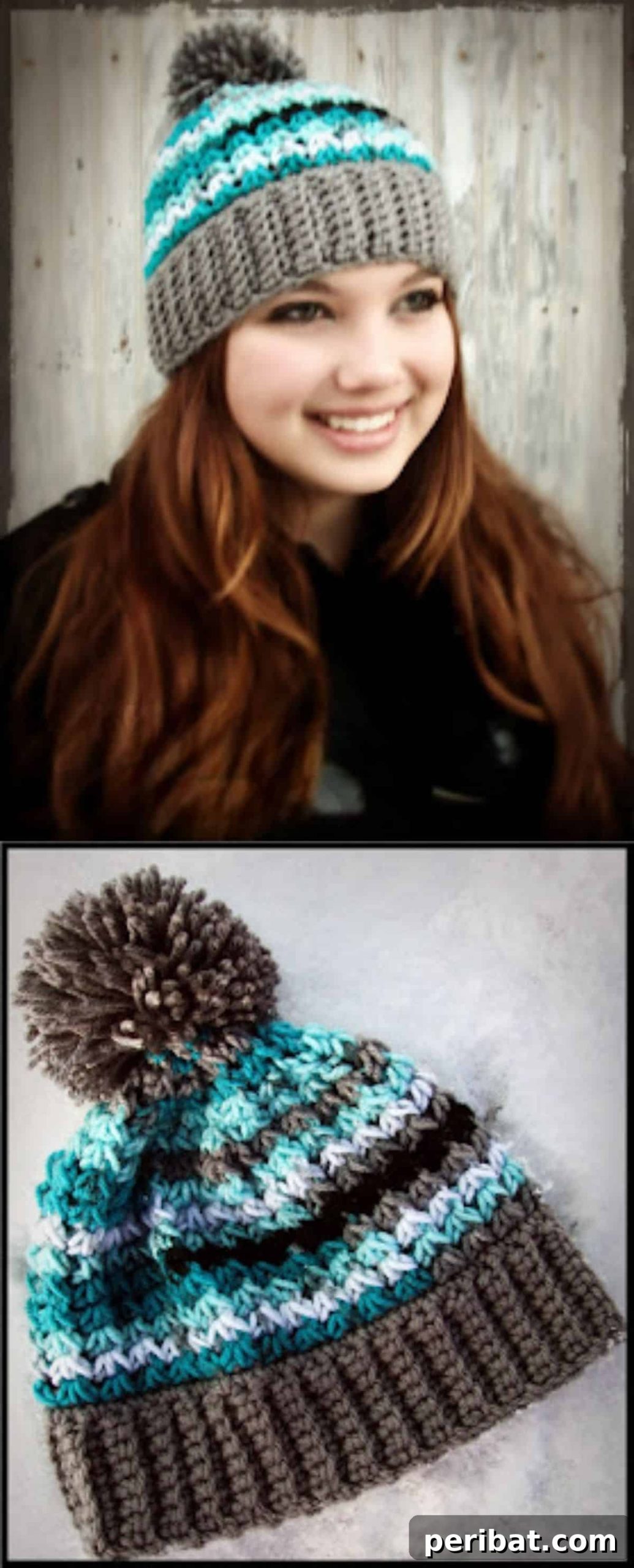 Trinity Stitch Beanie with video tutorial