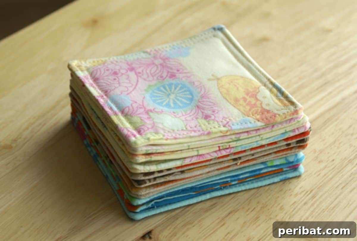 50 Ingenious DIY Coaster Creations 11 Fabric Coasters