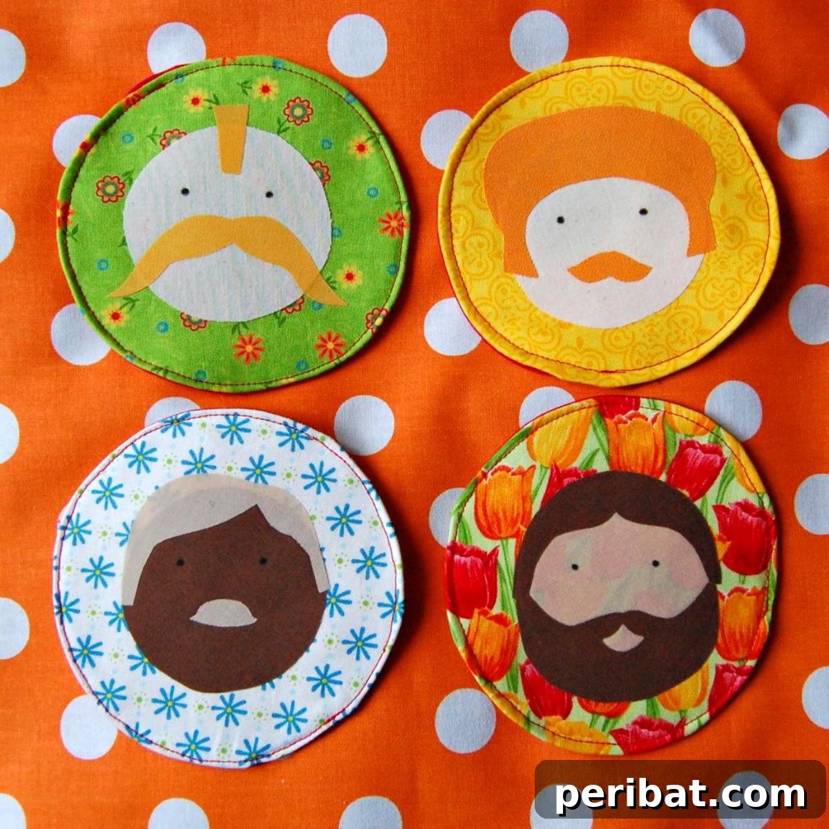 50 Ingenious DIY Coaster Creations 26 DIY Macho Man Coaster
