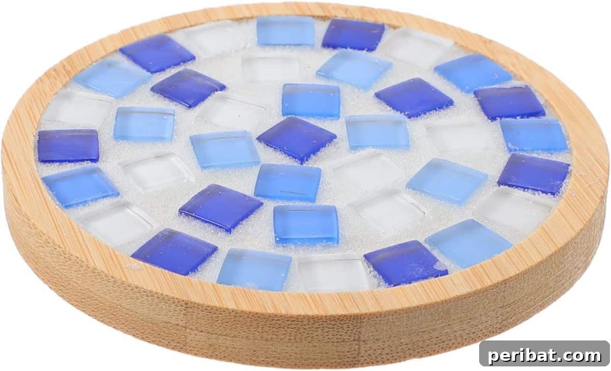 50 Ingenious DIY Coaster Creations 27 Mosaic Wall Tiles Coaster