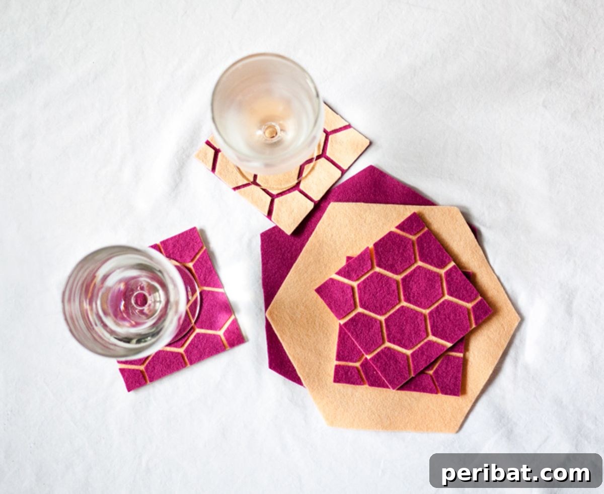 50 Ingenious DIY Coaster Creations 37 DIY Geometric Coasters
