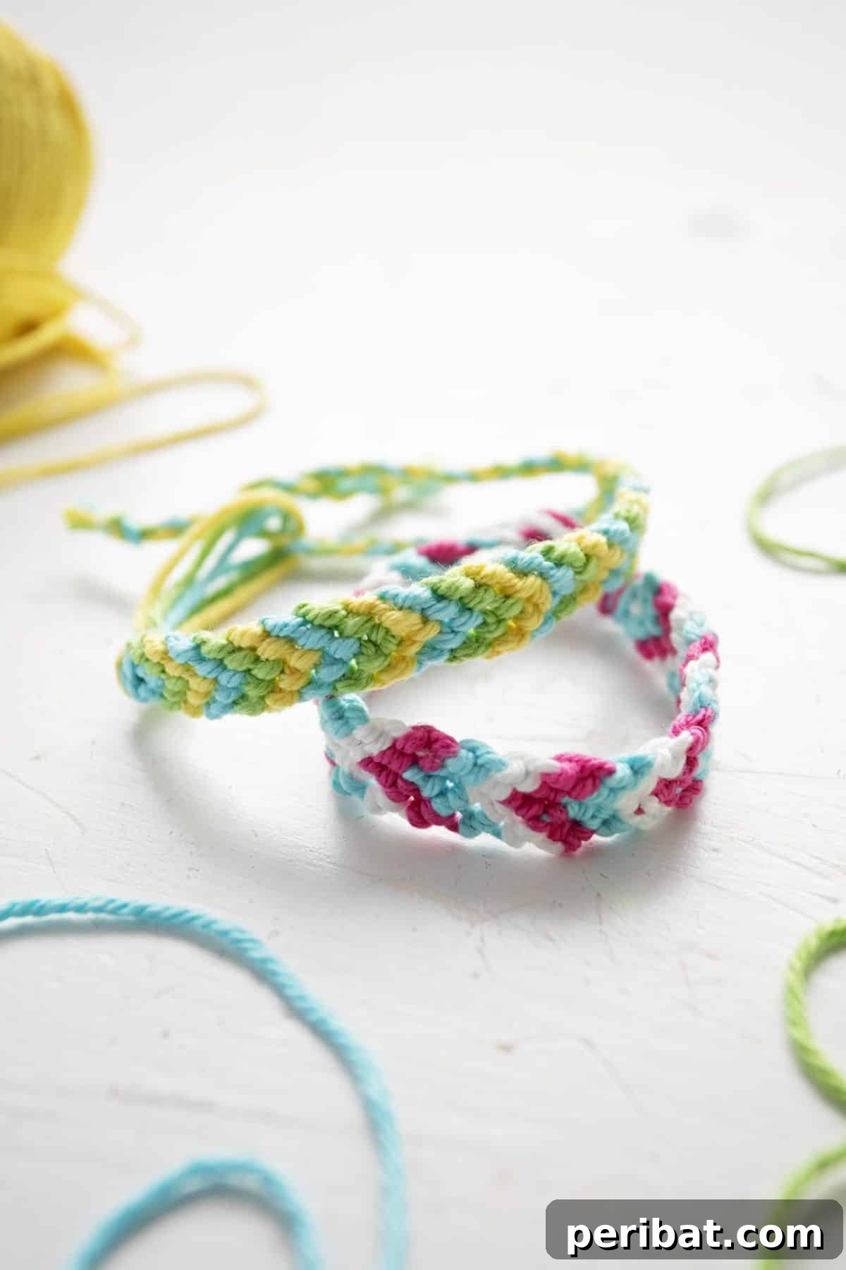 Chevron Macrame Friendship Bracelet