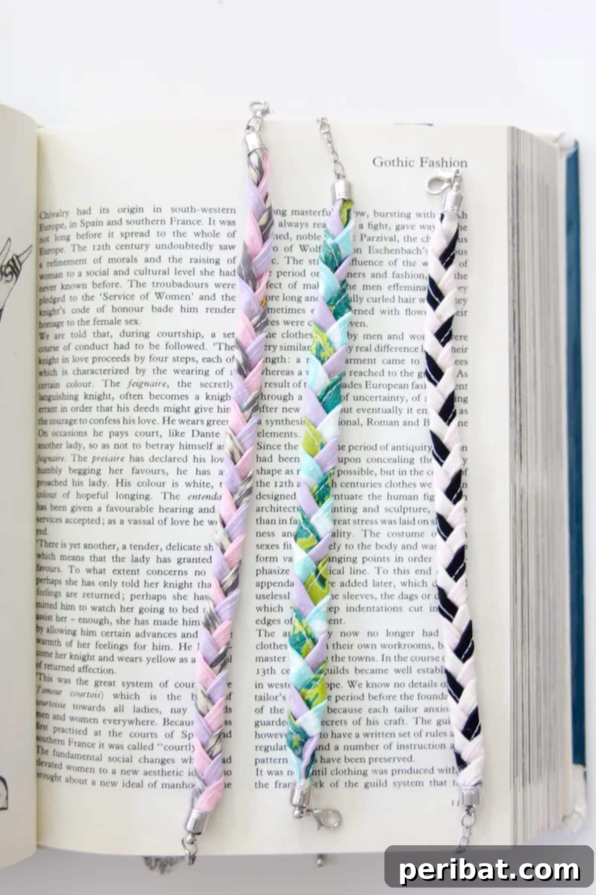 Fabric Scrap Friendship Bracelet