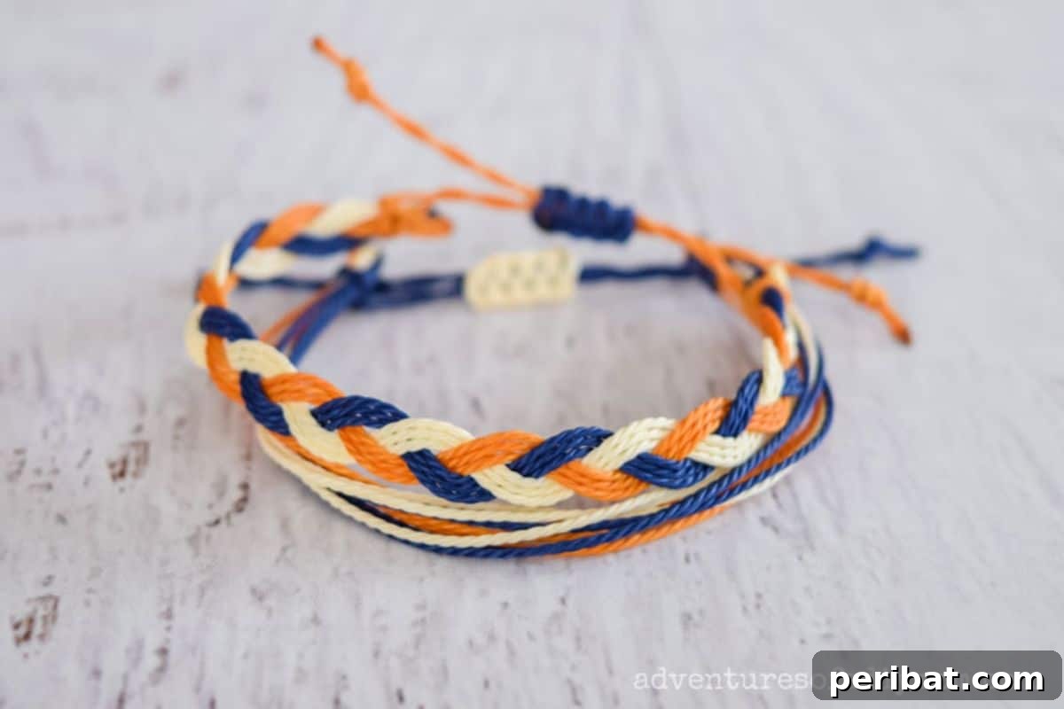 DIY Wax Cord Bracelet