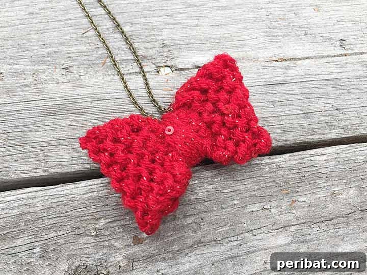 52 Inspiring DIY Necklace Ideas and Kits for Stunning Handmade Jewelry 12 cute knit bow necklace on wooden table