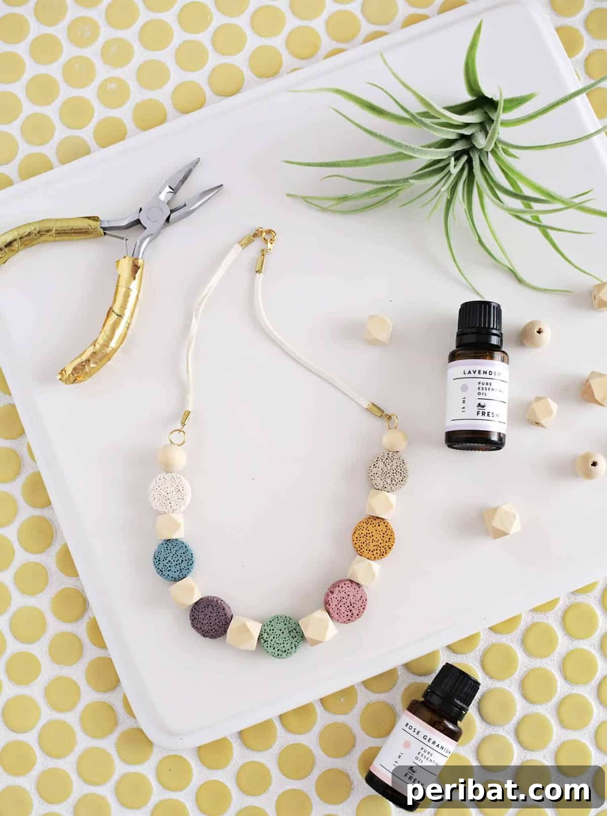52 Inspiring DIY Necklace Ideas and Kits for Stunning Handmade Jewelry 16 ingredients to make stylish lava stone necklace for essential oils